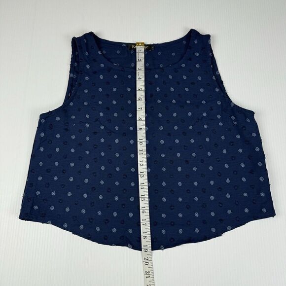 ROYLAMP Blue 2 Piece Outfit Size Large Crop Basic Top Cropped Wide Leg - Picture 11 of 15